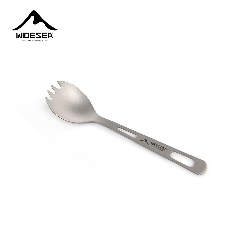 Quality Camping Cooking Set - Widesea Camping Cooking Set Spork Titanium