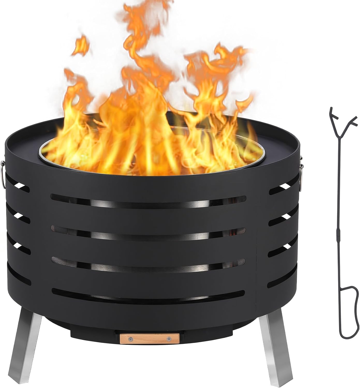 Camping Cooking Table - Garvee 26inch Smokeless Table Top Fire