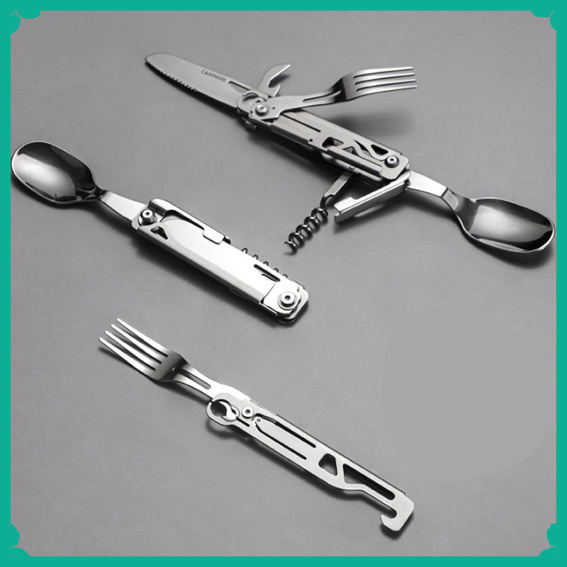 Multi-function Camping Fork Sp - Quality Camping Cooking Set ulasan dan harga
