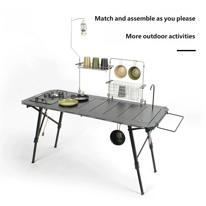 Portable Aluminum Alloy Igt Ta - Camping Cooking Table ulasan dan harga