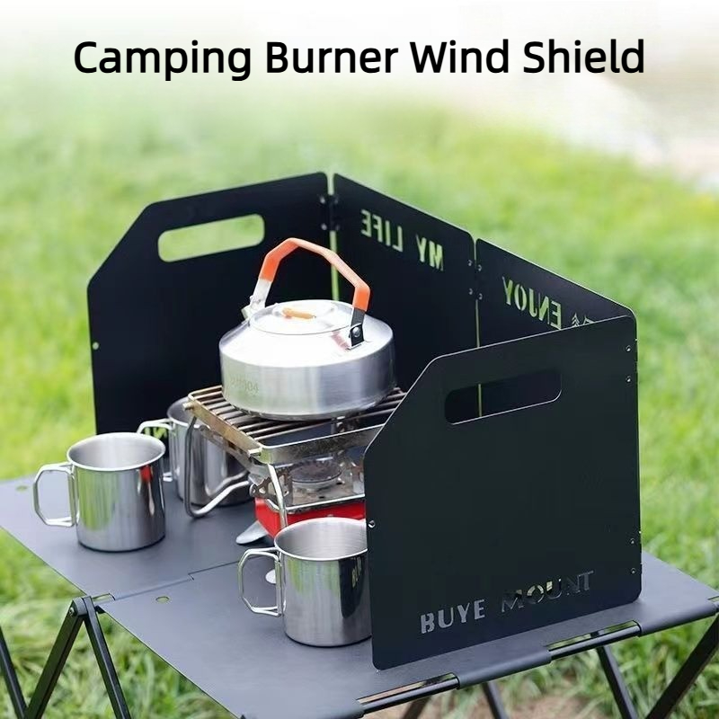 Camping Stove Windshield 4 Fol - Camping Hiking Cooking ulasan dan harga