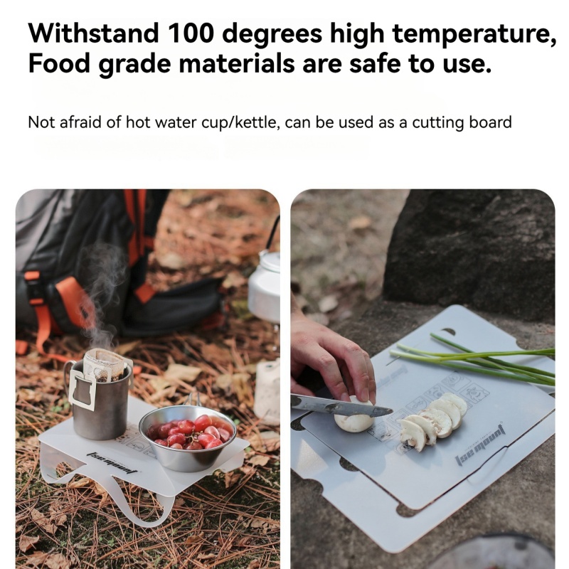 Outdoor PP Board Folding Table - Camping Cooking Dining Set ulasan dan harga