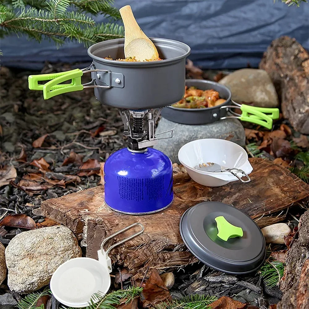 Camping Cooking Set Portable L - Quality Camping Cooking Set ulasan dan harga