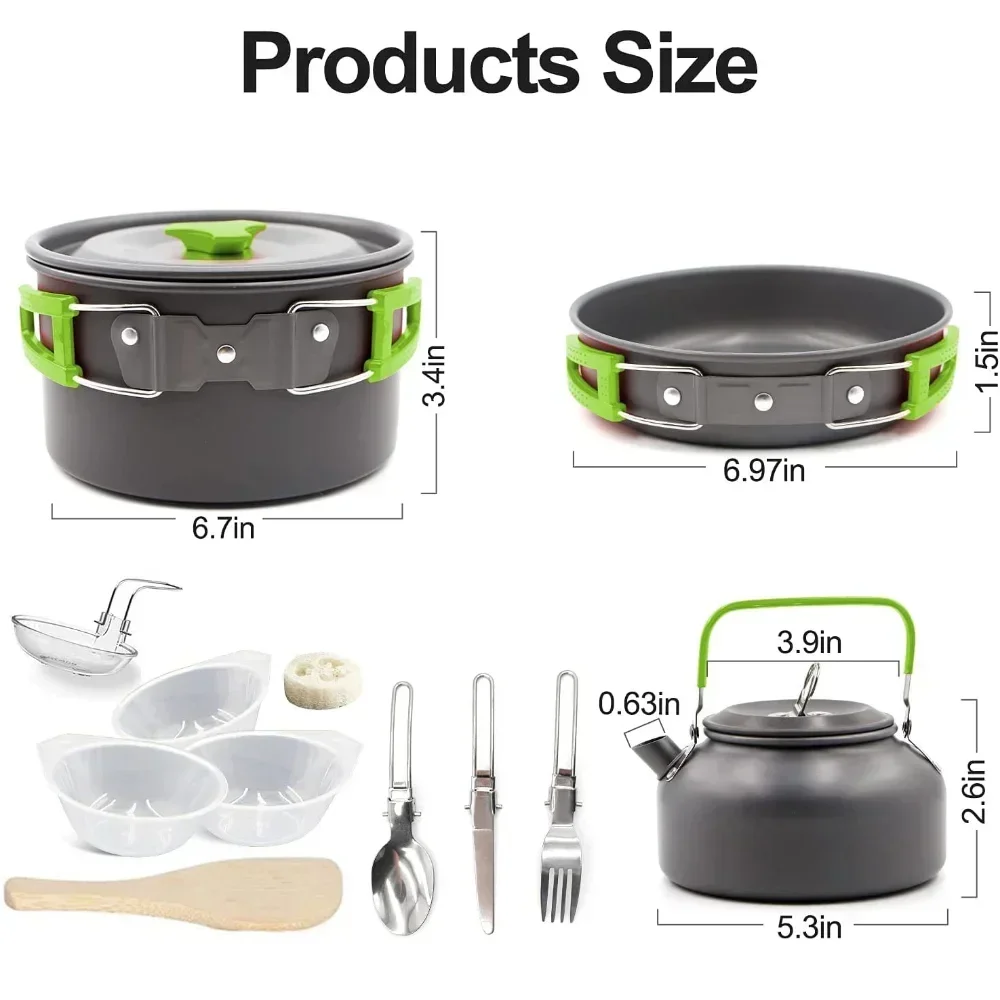 Camping Cooking Set Portable L - Quality Camping Cooking Set ulasan dan harga