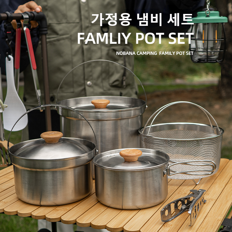 NOBANA Newest Outdoor Stainles - Camping Cooking Organizer ulasan dan harga