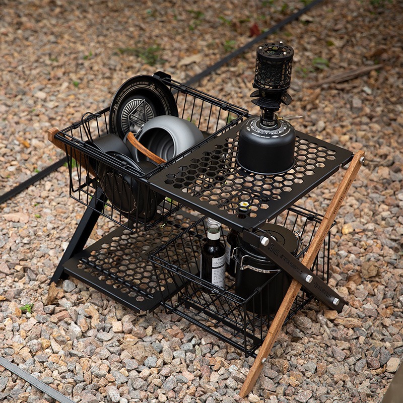 Portable Folding Camping Table - Camping Cooking Table ulasan dan harga