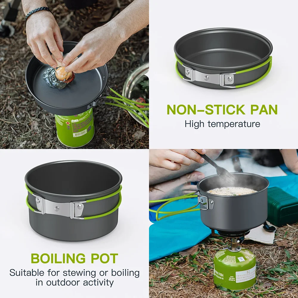 Outdoor Cooking Camping Utensi - Quality Camping Cooking Set ulasan dan harga