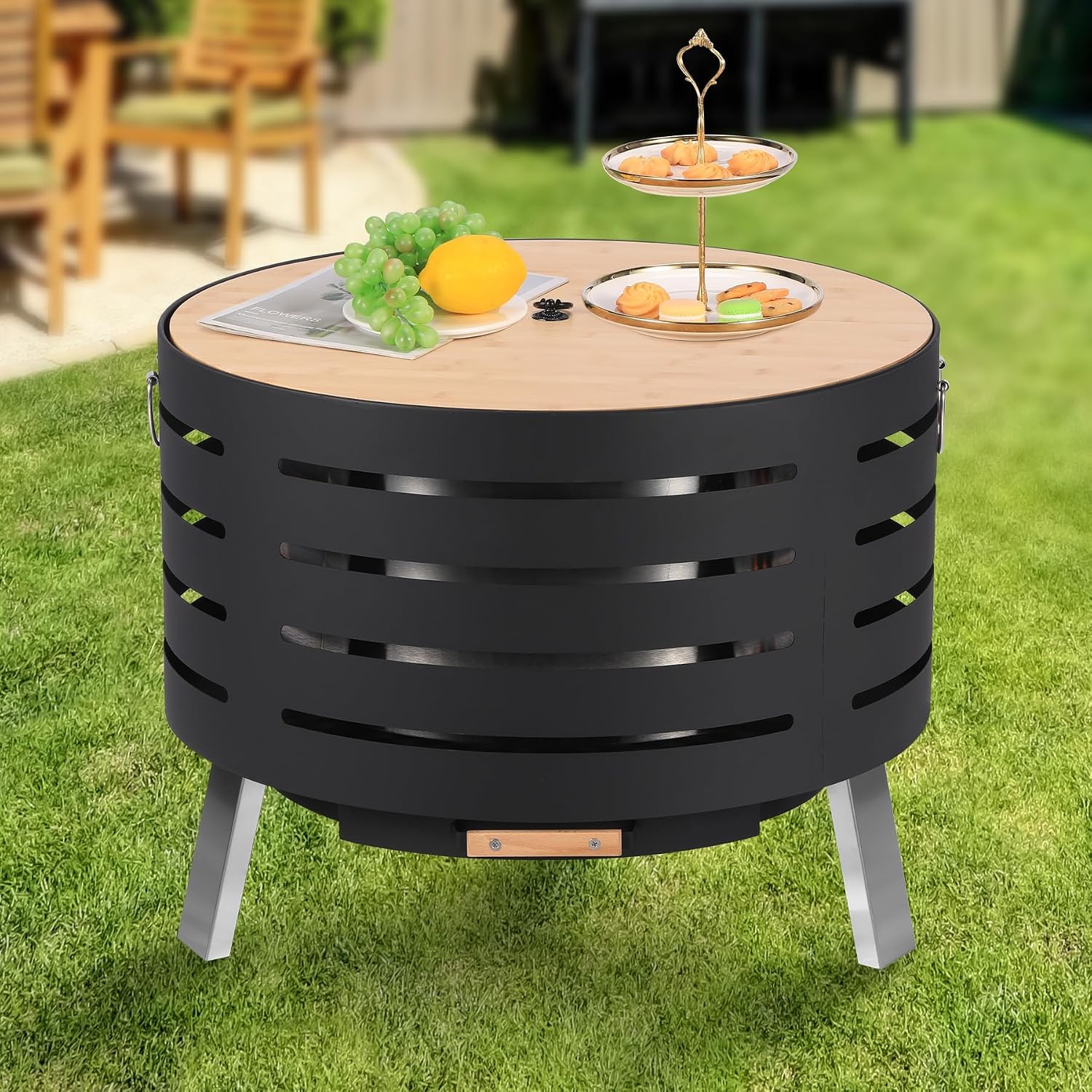 Garvee 26inch Smokeless Table  - Camping Cooking Table ulasan dan harga