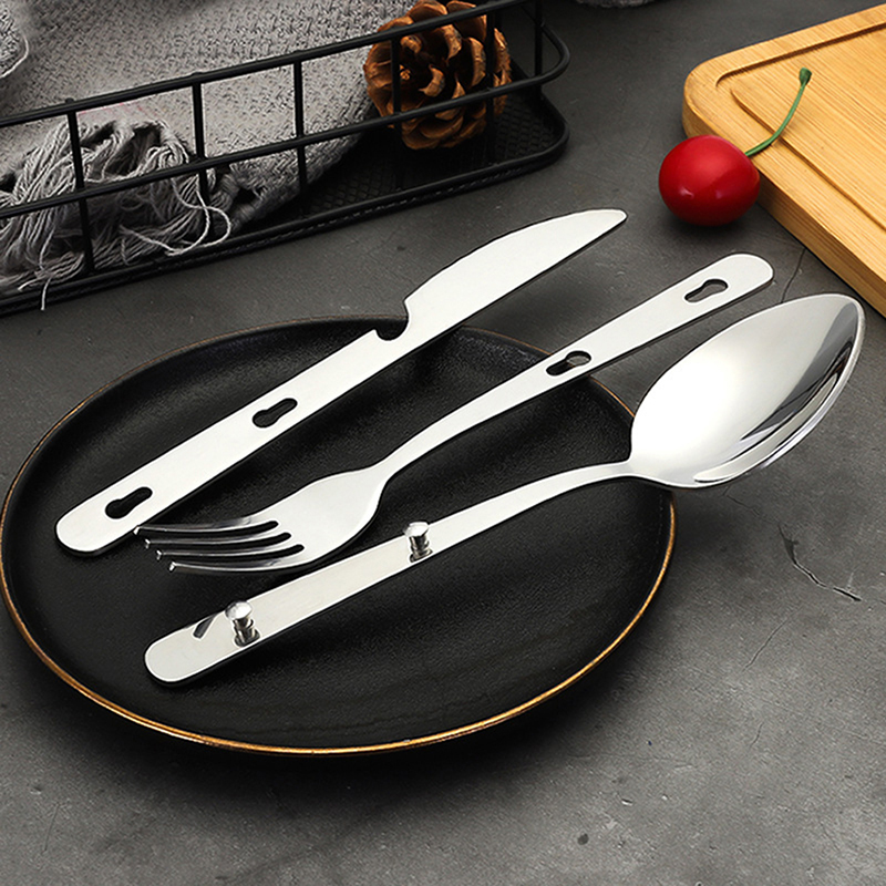 3pcs/set Portable Stainless St - Quality Camping Cooking Set ulasan dan harga