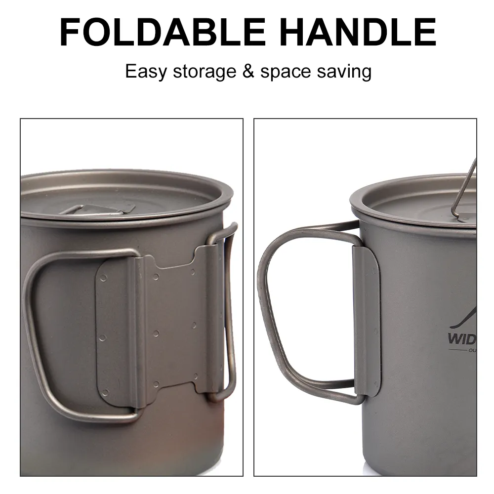 Widesea Camping Mug Titanium C - Quality Camping Cooking Set ulasan dan harga