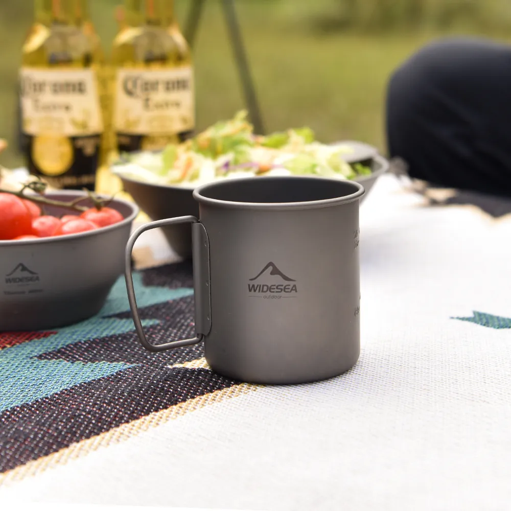 Widesea Camping Mug Titanium C - Quality Camping Cooking Set ulasan dan harga